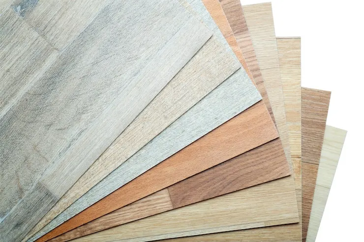 Durable vinyl flooring for office