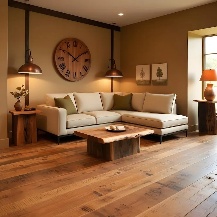 Wood-look SPC flooring textures